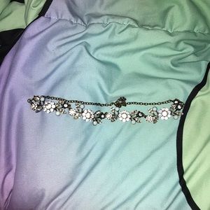 A floral necklace